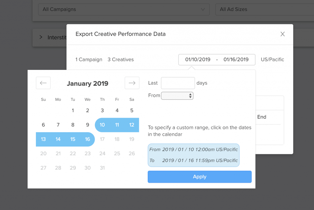 liftoff dashboard ui