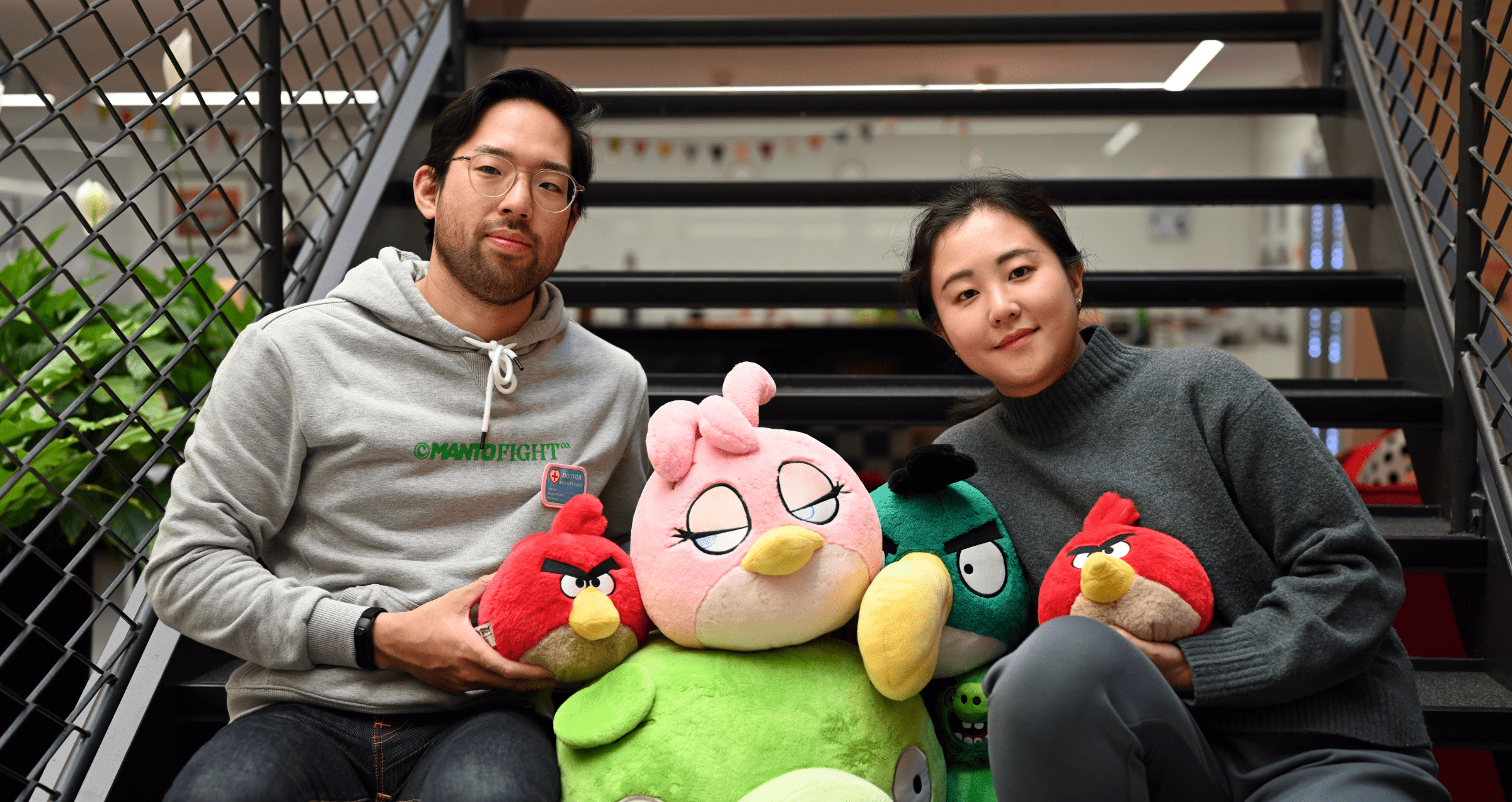 Kentaro Suguira and Miaomiao Li Rovio