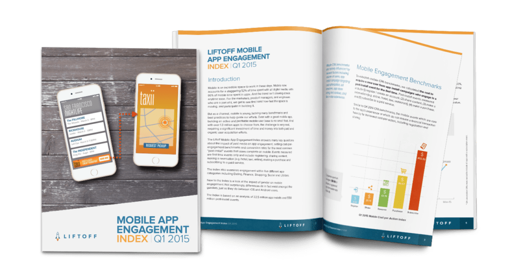 Liftoff Releases Q1 2015 Mobile App Engagement Index; Details CPA Trends Across Category, Platform and Gender