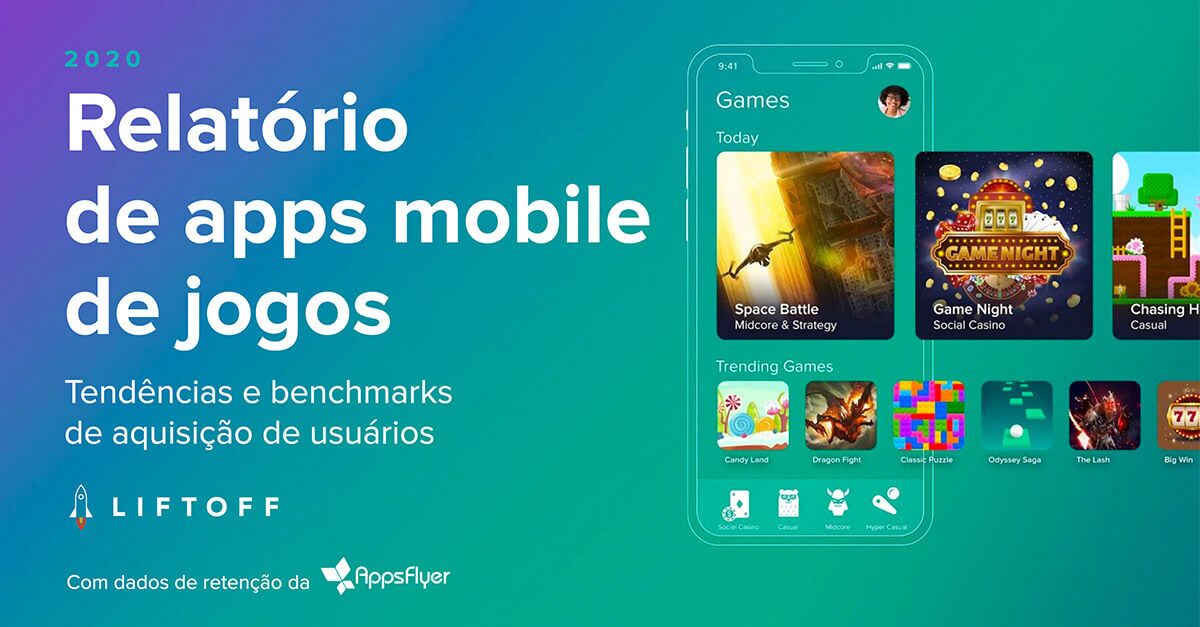 Relatório de apps mobile de jogos de 2020