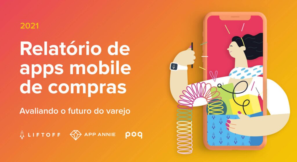 Relatório de apps da categoria Shopping de 2021